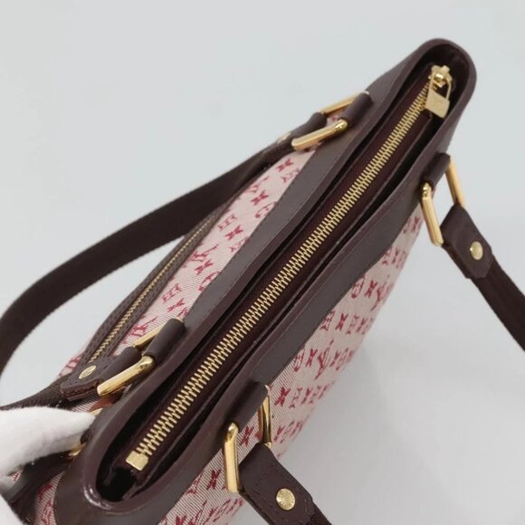 LOUIS VUITTON Monogram Mini Lucille PM Hand Bag Red M92678 LV Auth 128131 - Picture 7 of 15